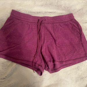 Purple shorts